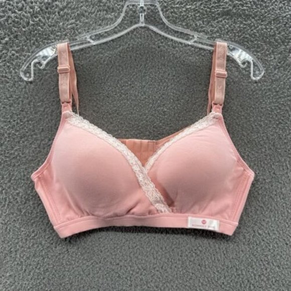 Momma's Shop Maternity Bra Women's XL Pink Adjustable Maternity Bra Size XL - Picture 1 of 13